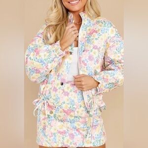 Aura Floral Quilted Jacket